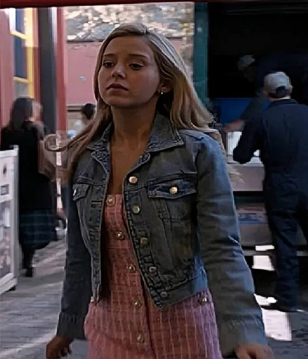 Elle 2026 Lexi Minetree Blue Denim Jacket