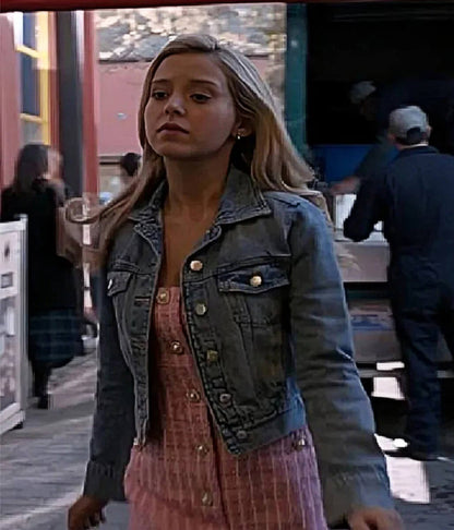 Elle 2026 Lexi Minetree Blue Denim Jacket