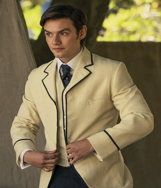 Elona Holmes 3 2026 Louis Patridge Cream Suit Blazer