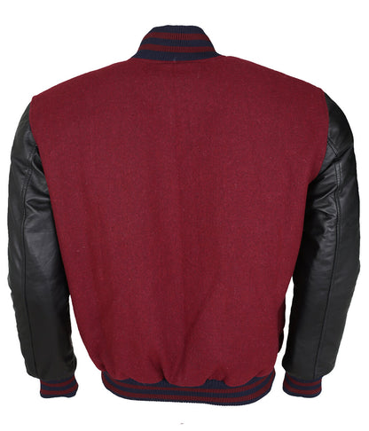 Elvis Presley In Concert Wool Body with Real Leather Sleeves Varsity Jacket