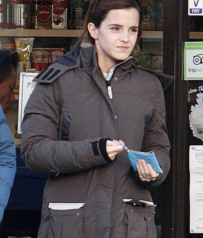 Emma Watson Parachute Brown Puffer Jacket