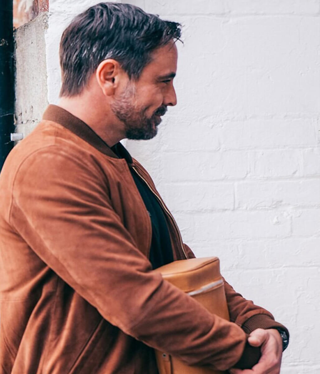 Emun Elliott The Guest 2025 Suede Bomber Jacket