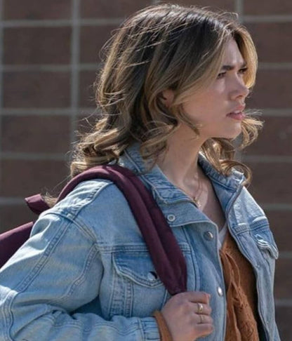 Erin My Life With The Walter Boys Cropped Denim Jacket