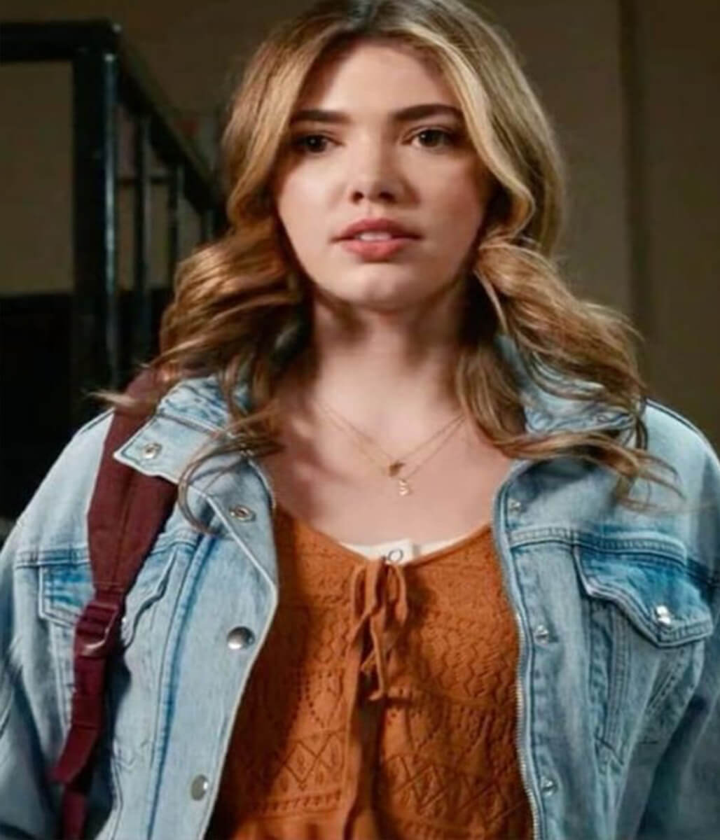 Erin My Life With The Walter Boys Cropped Denim Jacket