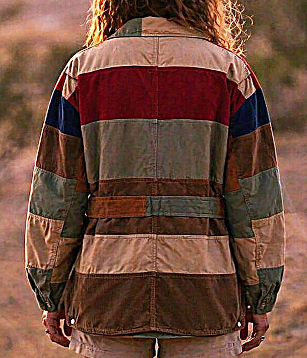 Euphoria S3 Zendaya Multicolor Cotton Jacket