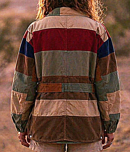 Euphoria S3 Zendaya Multicolor Cotton Jacket