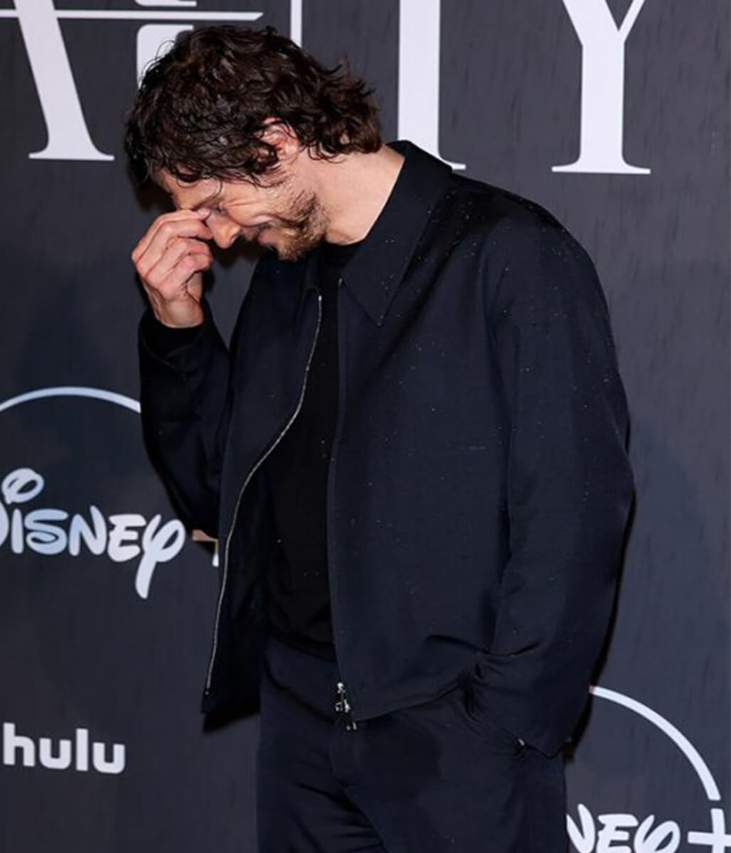 Evan Peters The Beauty 2026 Blue Cotton Jacket