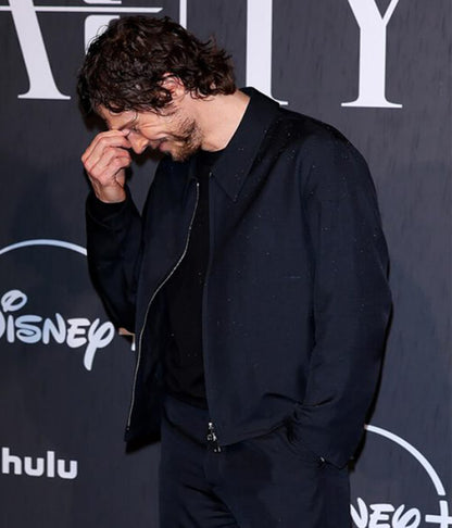 Evan Peters The Beauty 2026 Blue Cotton Jacket