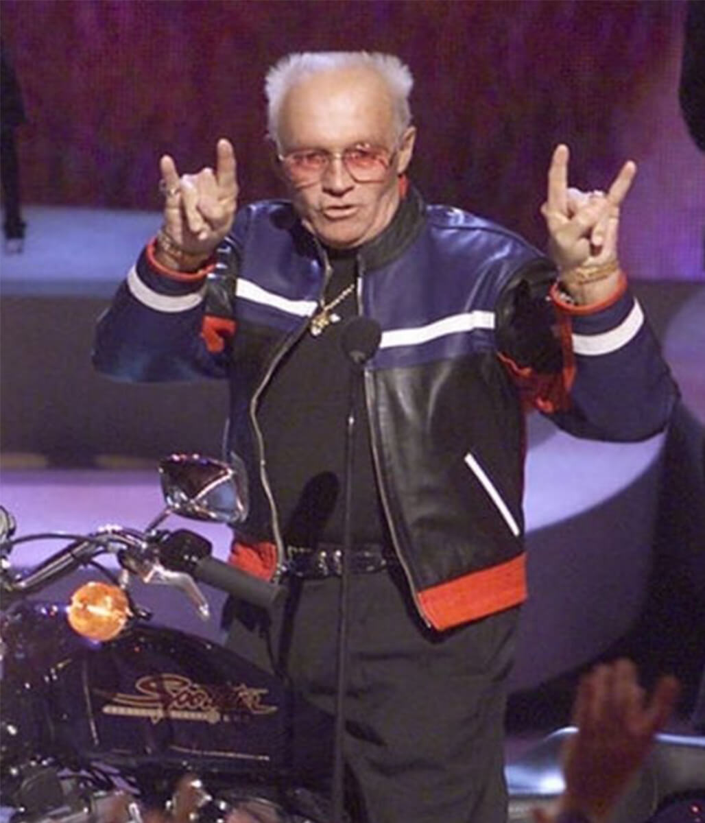 Evel Knievel Biker Multi-Color Leather Jacket