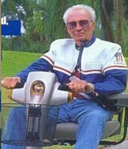 Evel Knievel Daredevil Motorcycle Leather Jacket