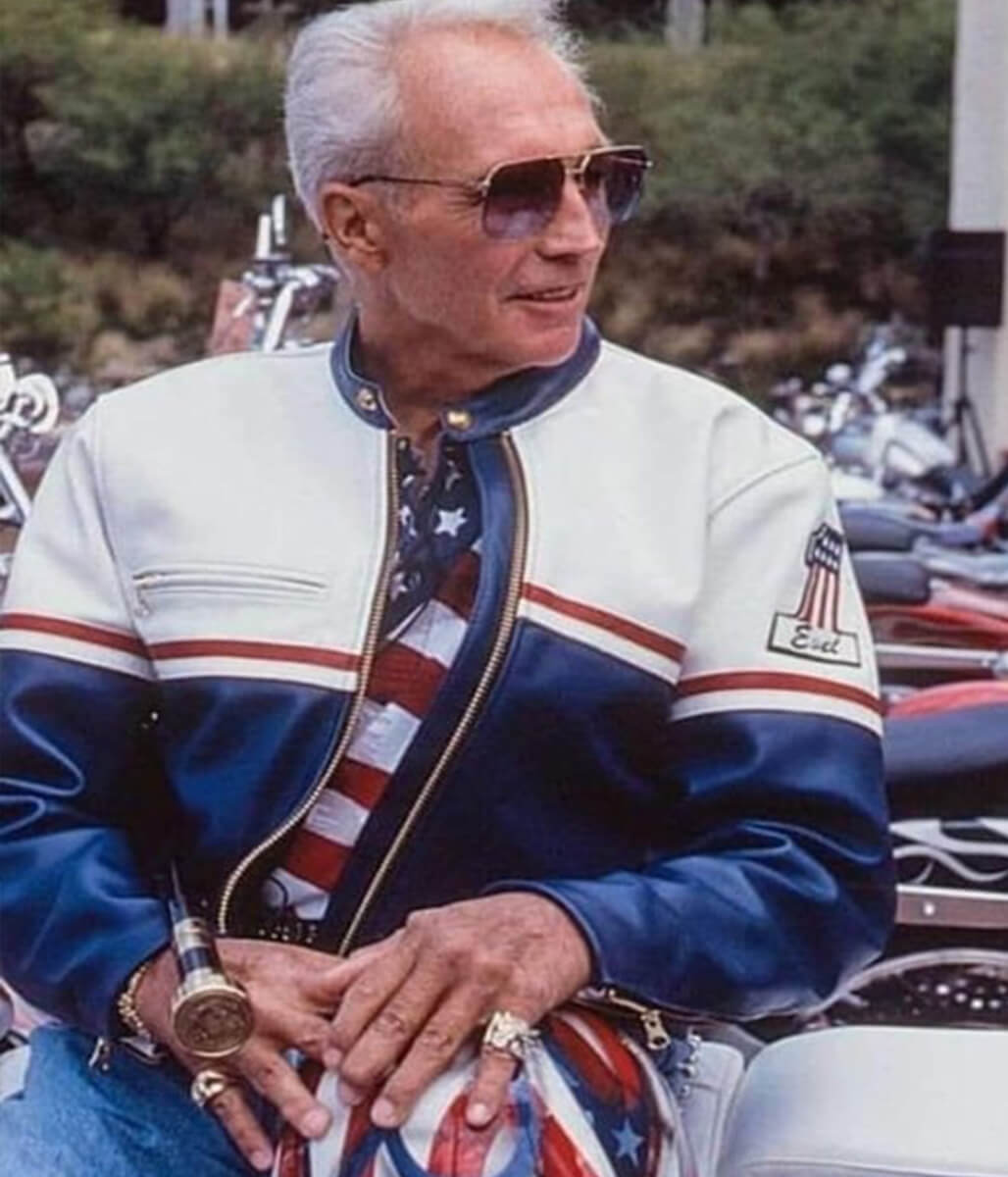 Evel Knievel Daredevil Motorcycle Leather Jacket