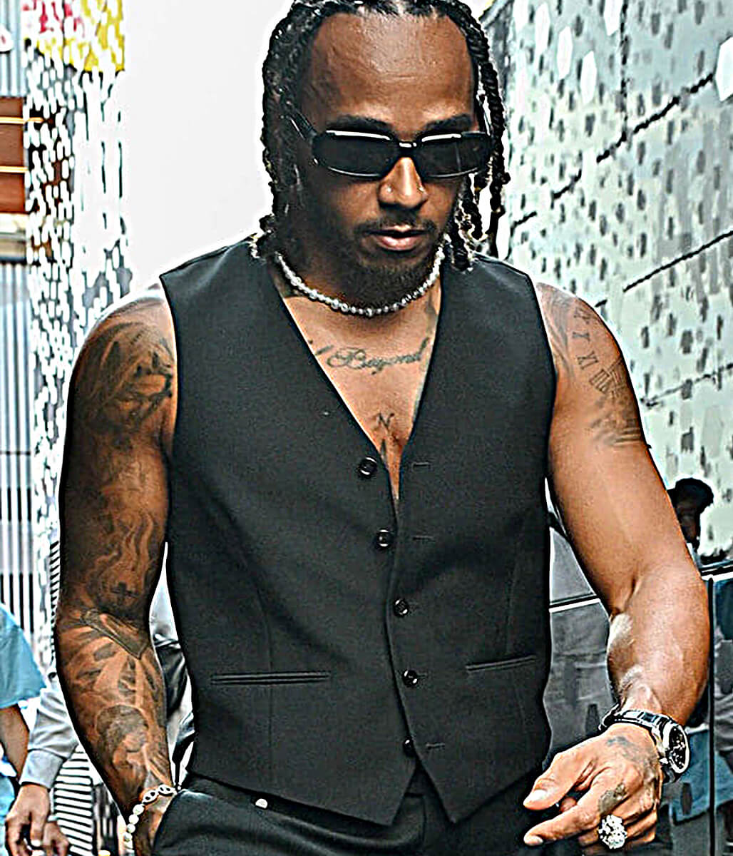 F1 Monza 2014 Lewis Hamilton Black Vest