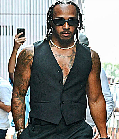 F1 Monza 2014 Lewis Hamilton Black Vest