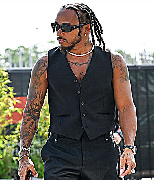 F1 Monza 2014 Lewis Hamilton Black Vest