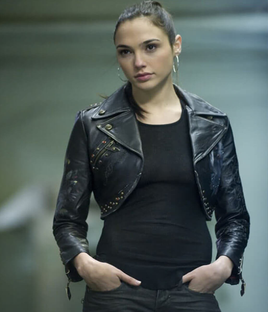 Fast & Furious 2009 Gal Gadot Black Cropped Jacket