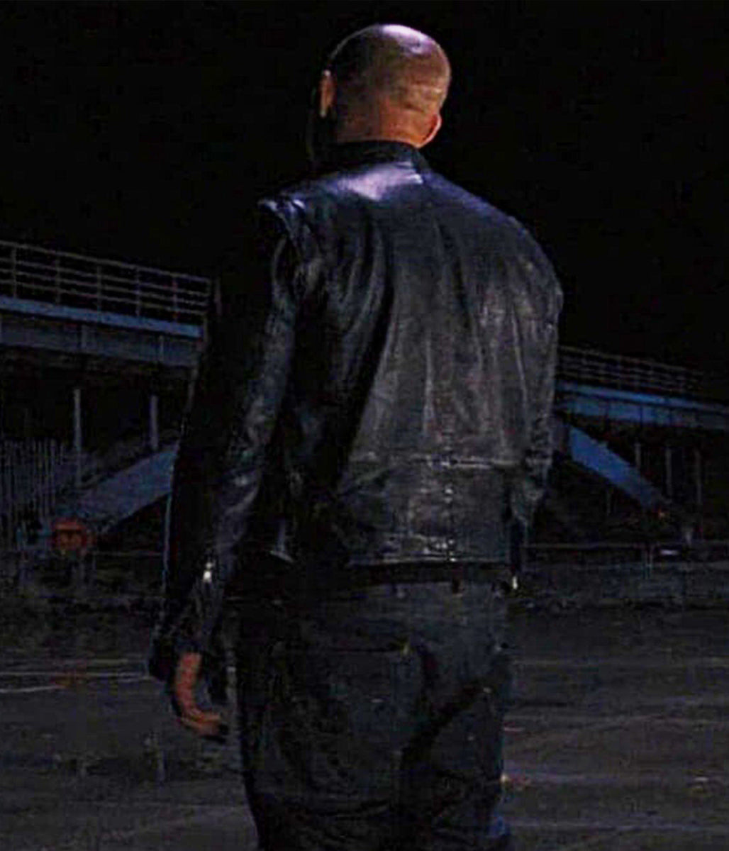 Fast & Furious 6 Dominic Toretto Black Leather Jacket