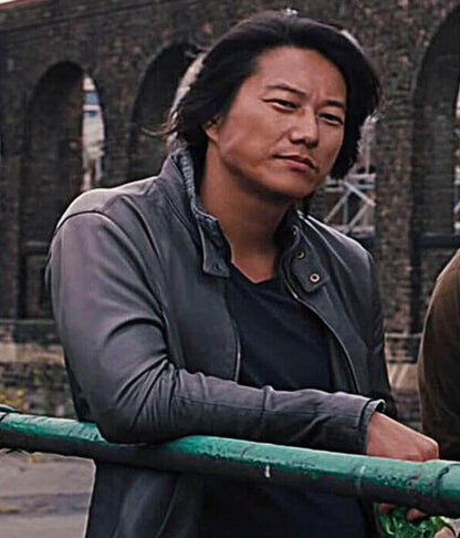 Fast & Furious 6 Han Grey Leather Jacket