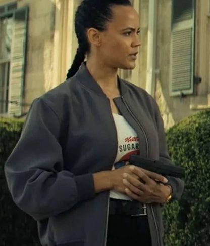 Frances Neagley Reacher Grey Polyester Jacket