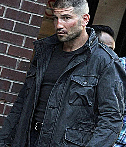 Frank Castle Daredevil S02 Grey Military Jacket