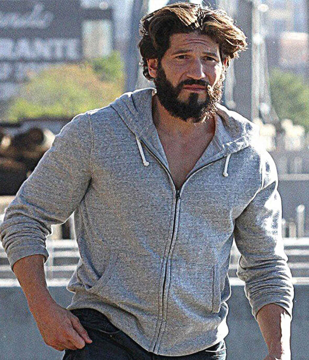 Frank Castle The Punisher S02 Grey Hoodie Jacket