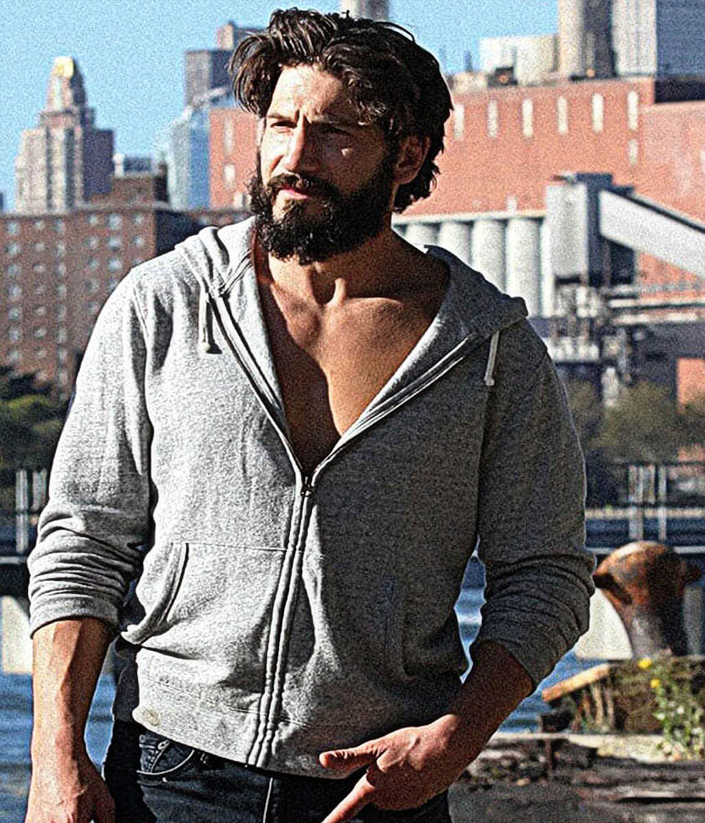 Frank Castle The Punisher S02 Grey Hoodie Jacket