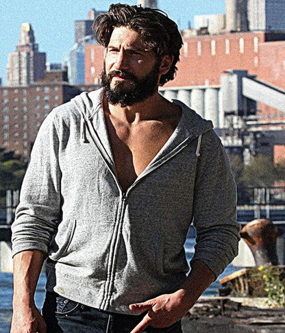 Frank Castle The Punisher S02 Grey Hoodie Jacket