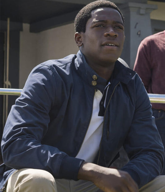 Franklin Saint Snowfall Blue Cotton Jacket