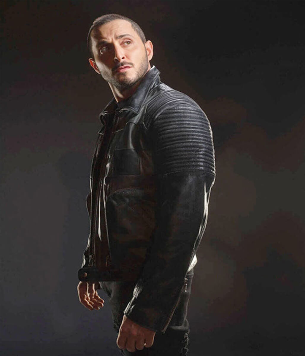 Frenchie The Boys Season 05 Black Leather Jacket
