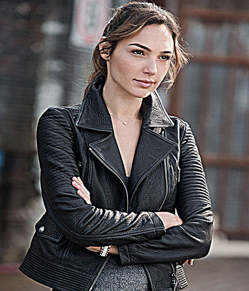 Gal Gadot Fast & Furious 6 Black Biker Jacket