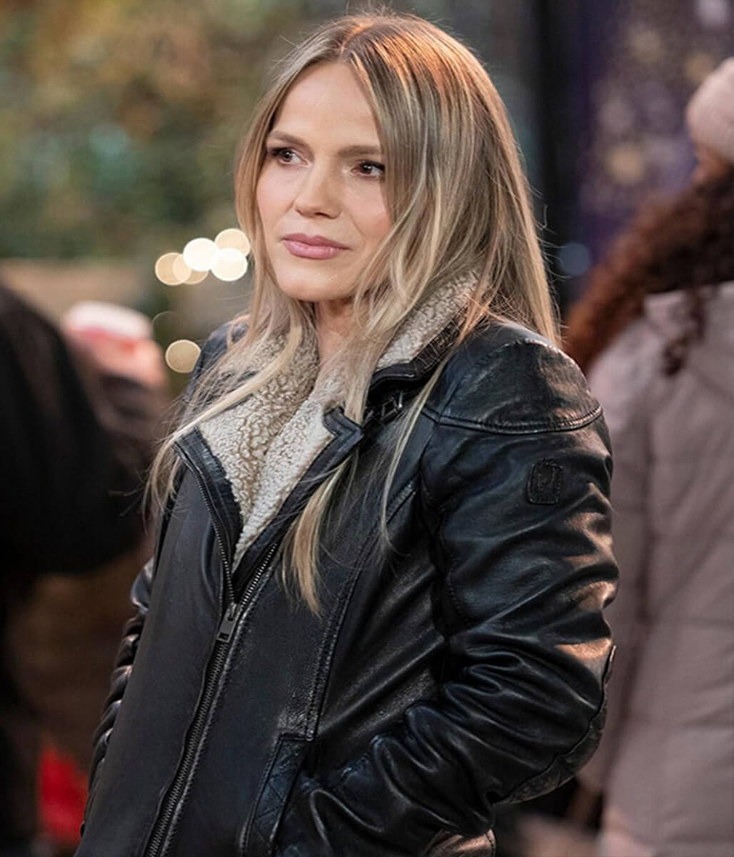 General Hospital Alexa Havins Biker Leather Jacket