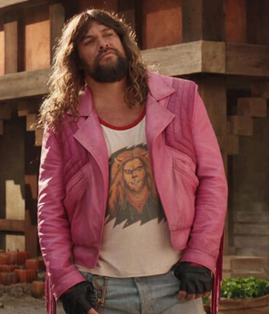 Gerret Garrison A Minecraft 2025 Pink Leather Jacket