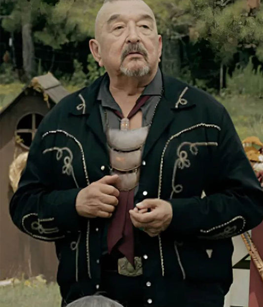 Graham Greene Tulsa King Season 2 Black Cotton Jacket