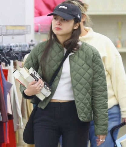 Green Olivia Rodrigo Quilted Jacket