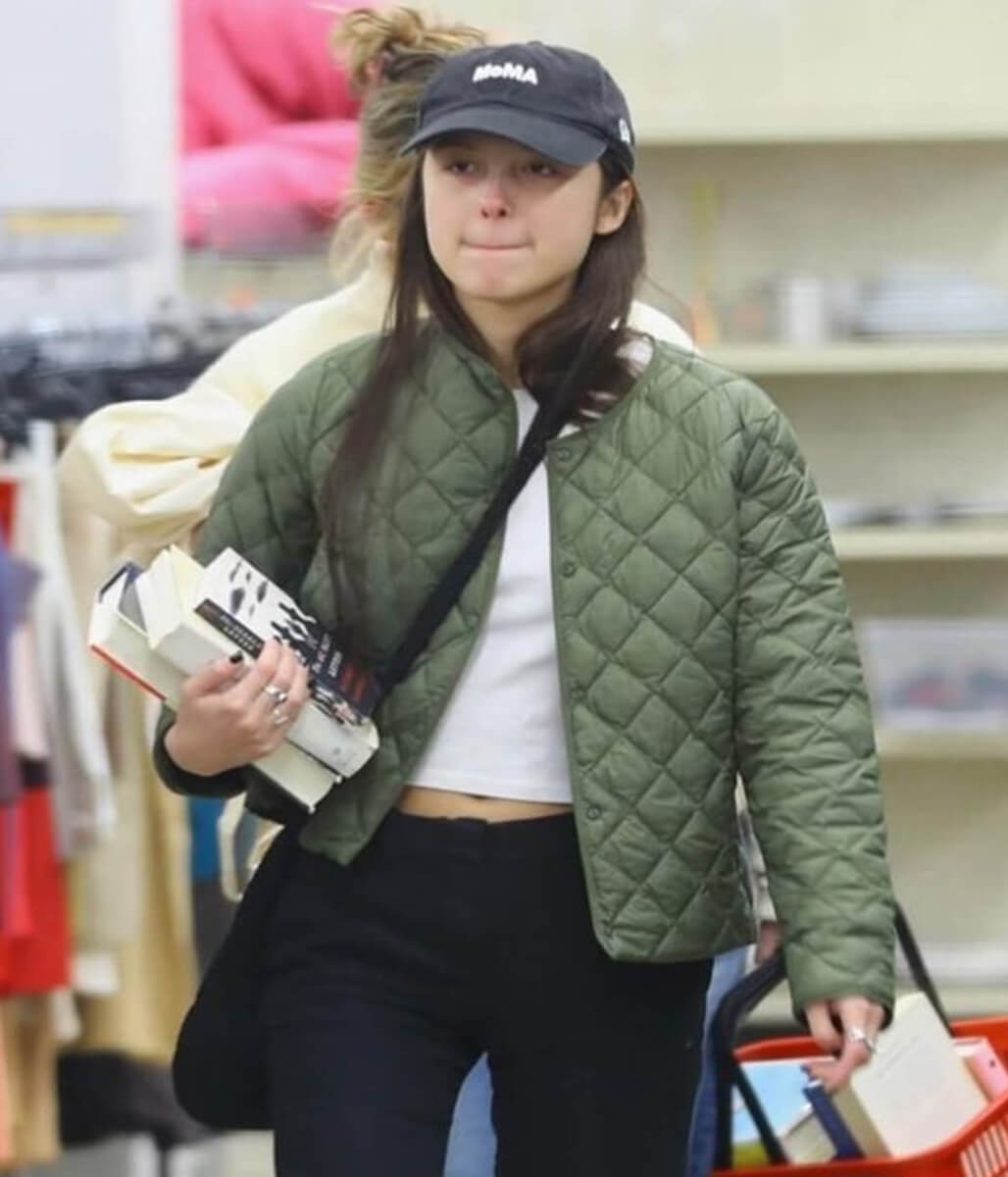 Green Olivia Rodrigo Quilted Jacket