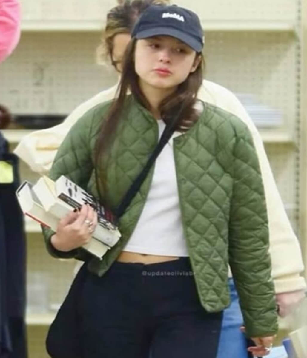 Green Olivia Rodrigo Quilted Jacket