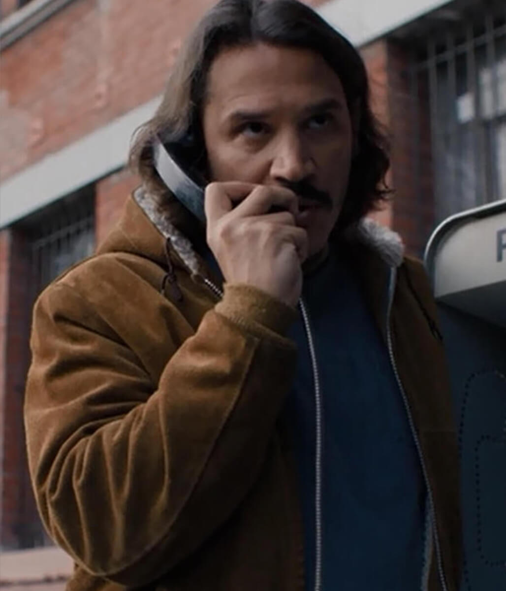 Gustavo Zapata Snowfall Brown Suede Leather Jacket