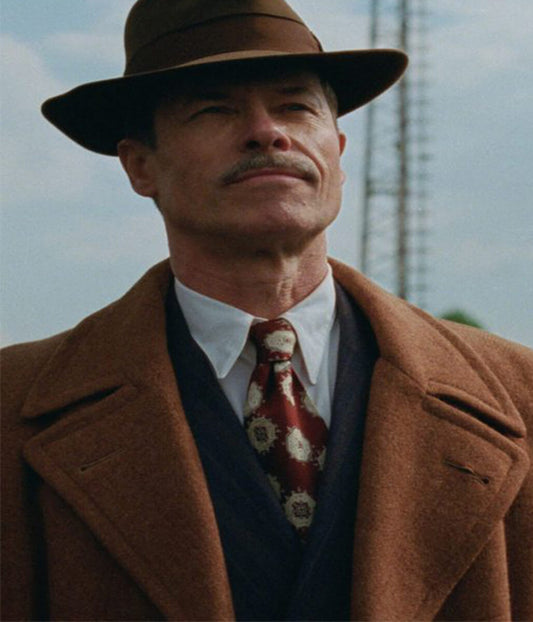 Guy Pearce The Brutalist 2025 Wool Coat