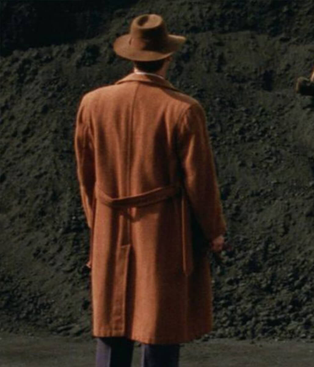 Guy Pearce The Brutalist 2025 Wool Coat