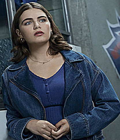 Hannah Wells Off Campus S01 Blue Denim Jacket