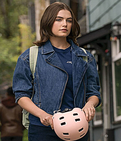 Hannah Wells Off Campus S01 Blue Denim Jacket