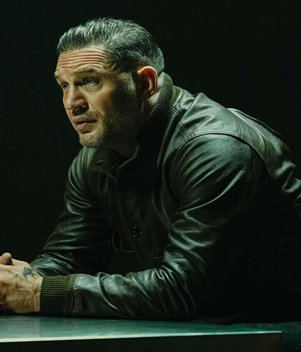 Harry Da Souza Mobland Brown Leather Bomber Jacket