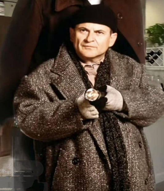 Harry Lyme Home Alone Grey Tweed Coat