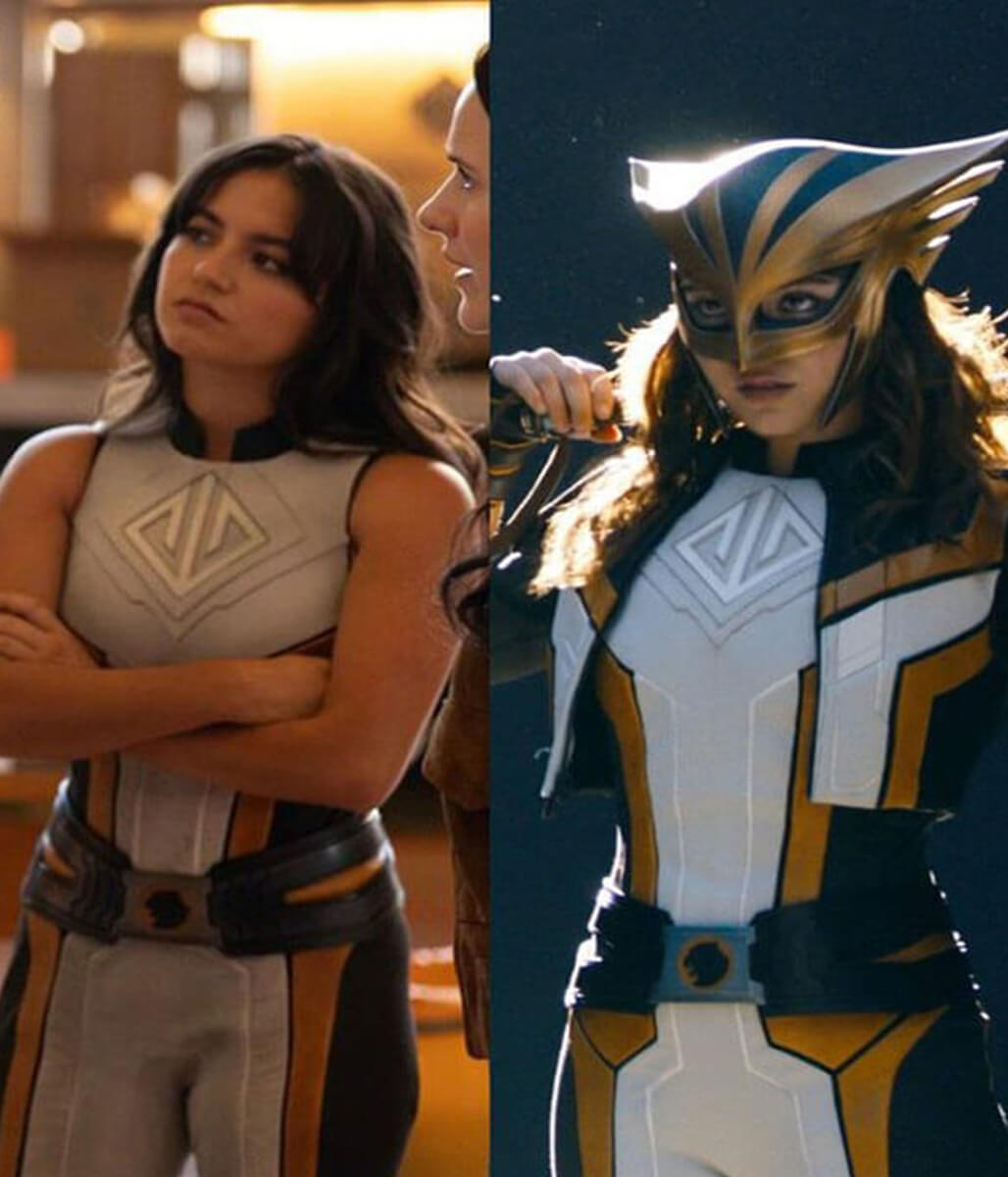 Hawkgirl Superman 2025 Isabela Merced Leather Jacket