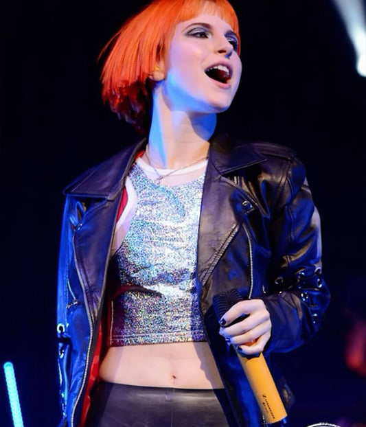 Hayley Williams Black Leather Jacket