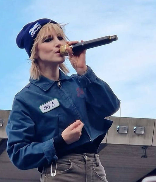 Hayley Williams Blue Cropped Jacket