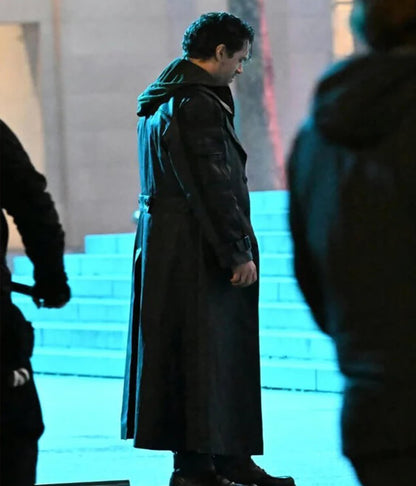 Henry Cavill Highlander 2026 Black Leather Coat