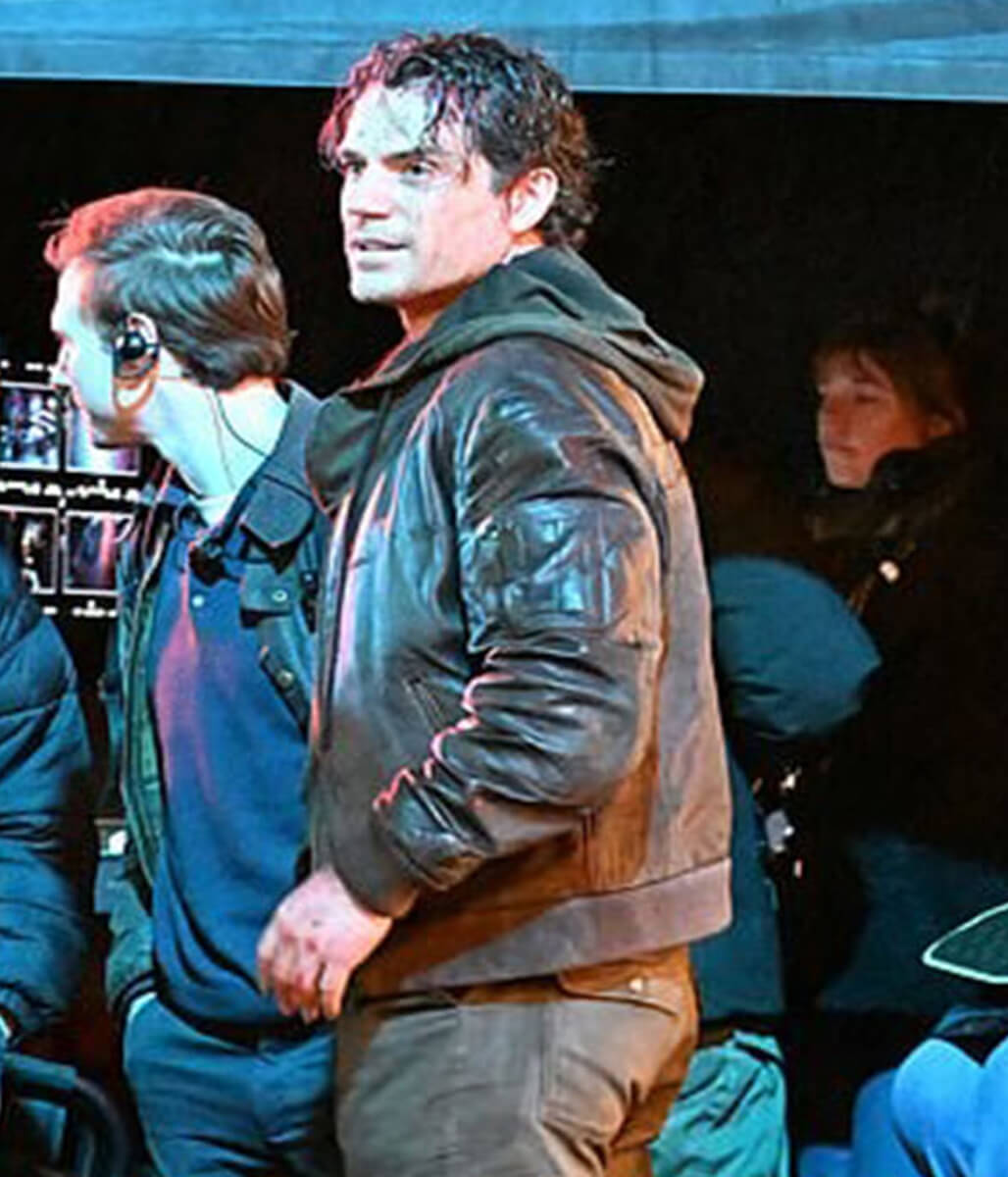 Henry Cavill Highlander 2026 Black Leather Jacket