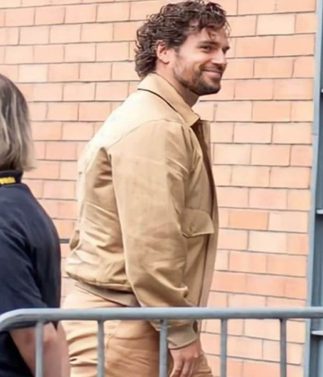 Henry Cavill In The Grey 2025 Brown Cotton Jacket