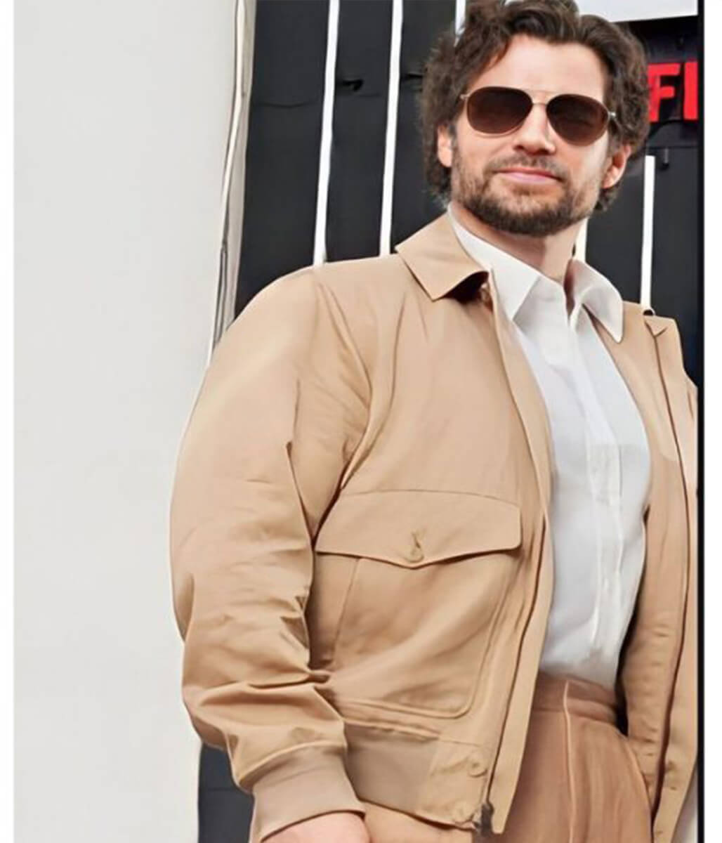 Henry Cavill In The Grey 2025 Brown Cotton Jacket