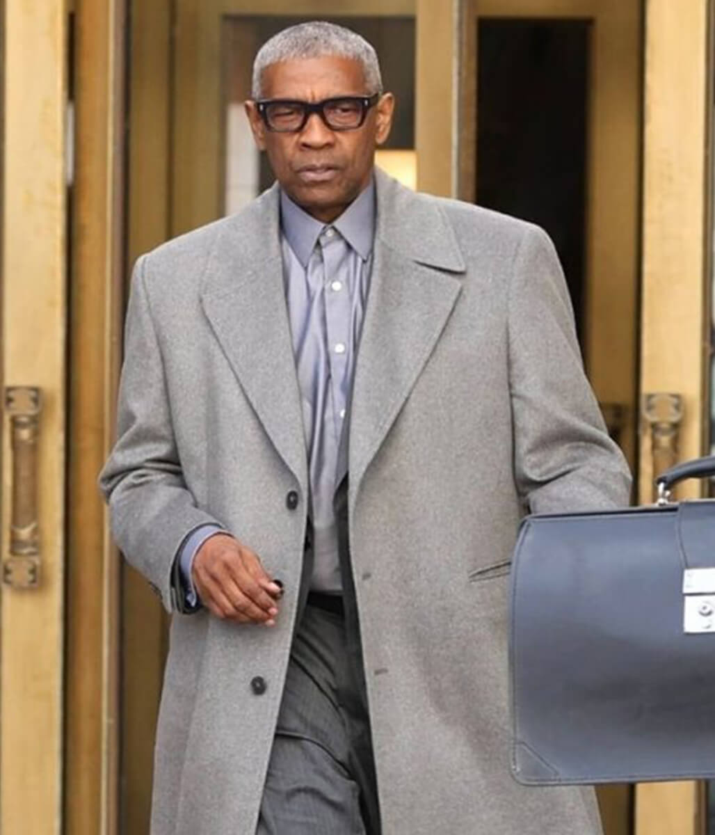 Here Comes the Flood 2026 Denzel Washington Wool Coat